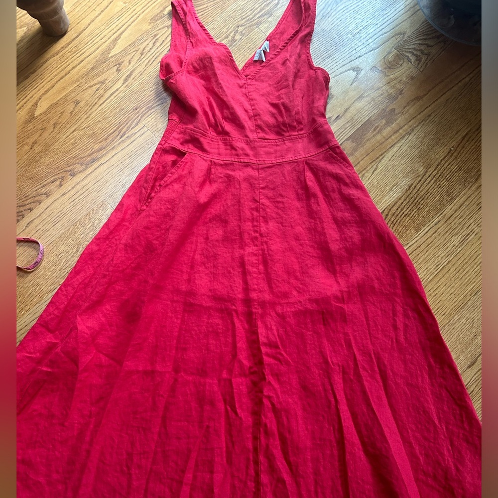 NWOT Joie linen maxi dress